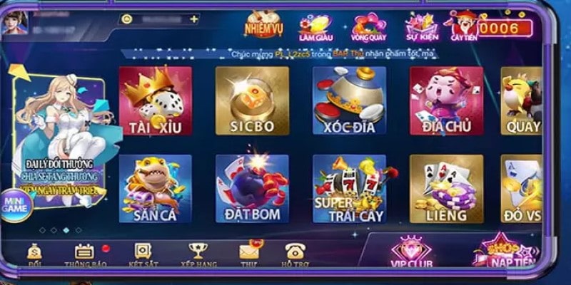 Kho game Iwin đa dạng thể loại