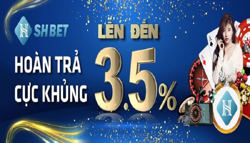 Khuyến mãi hoàn trả lên tới 3,5%