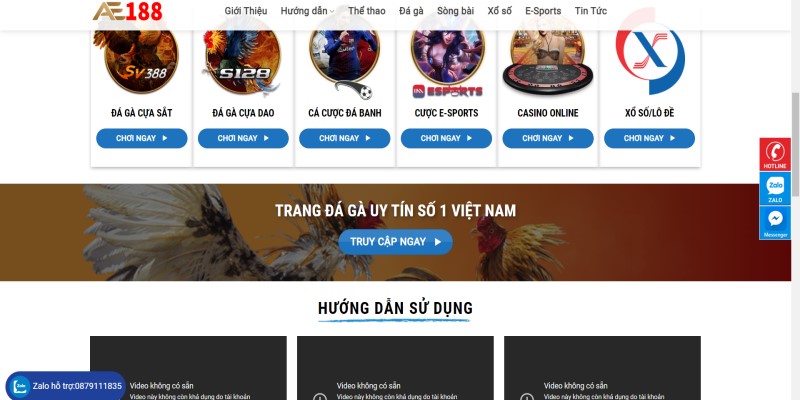 AE188 kho game đa dạng