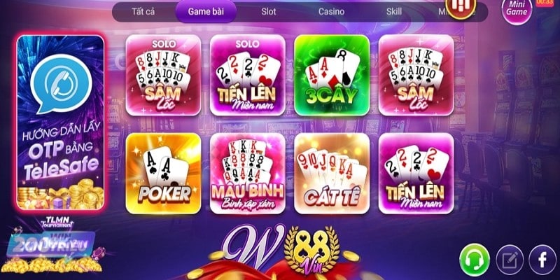 Kho game đa dạng tại Win88