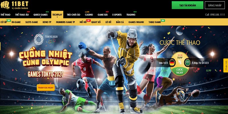 Sản phẩm giải trí trực tuyến 11bet