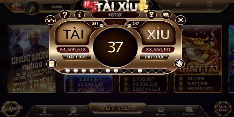 Một số game tài xỉu chơi online hấp dẫn