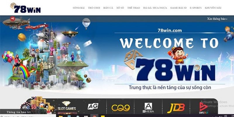 Nhà cái 78win cung cấp các sản phẩm gì?