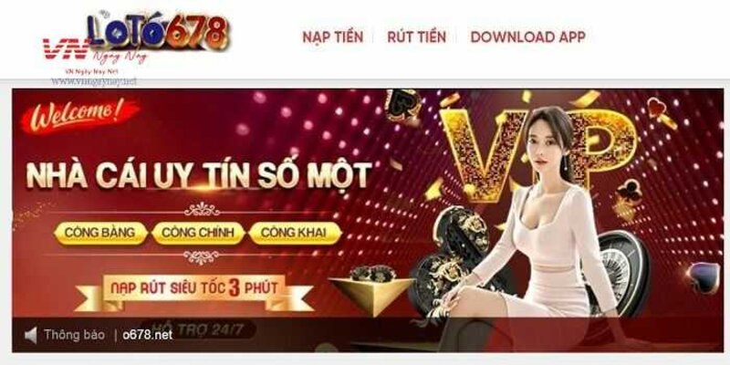 Cách nạp tiền Loto678 và những điều cần lưu ý