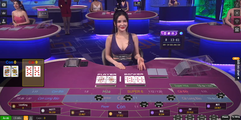 Cách tính điểm trong game baccarat chi tiết nhất cho cược thủ